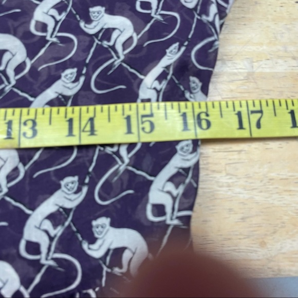 Anthropologie Monkey Animal Printed Top - Picture 9 of 10